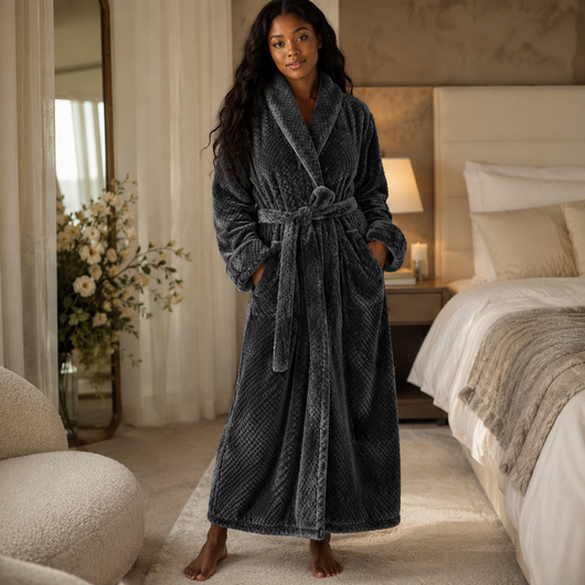 Plush Fleece Bathrobe