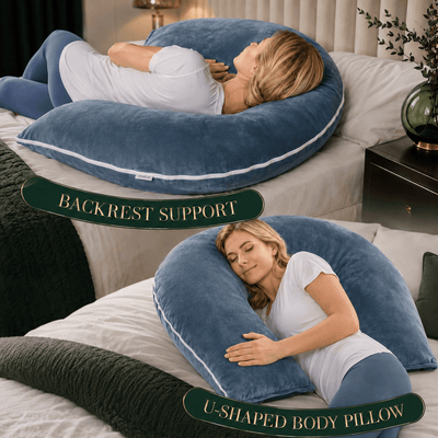 U-Shaped Reading Pillow for Bed