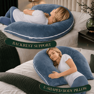 U-Shaped Reading Pillow for Bed