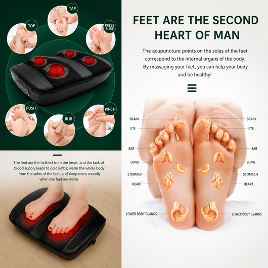 Shiatsu Foot Massager with Heat
