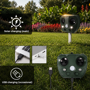 Solar Ultrasonic Bird Repeller