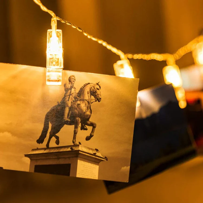 LED String Lights with Photo Clips