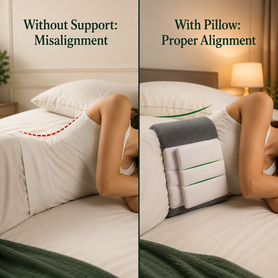 Side Sleeper Lumbar Support Cushion