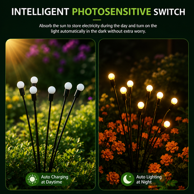 Solar Firefly Garden Lights