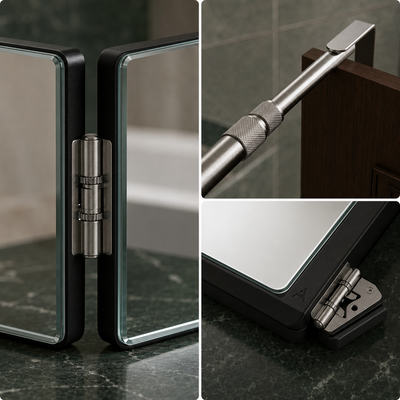 360° Folding 3-Panel Grooming Mirror
