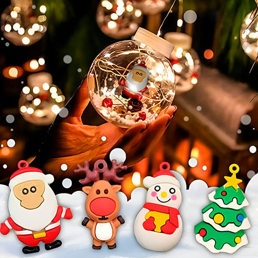 Christmas ball curtain lights warm glow at night