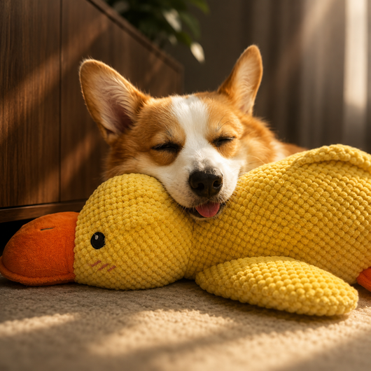 Calming Durable Duck Dog Toy