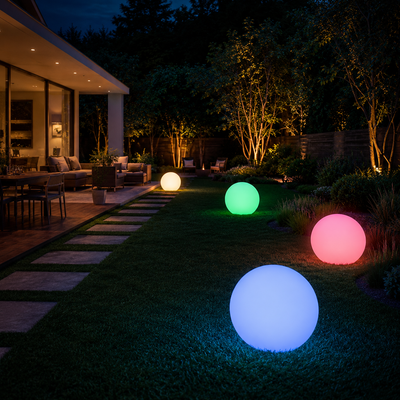 Cordless Garden Globe Light