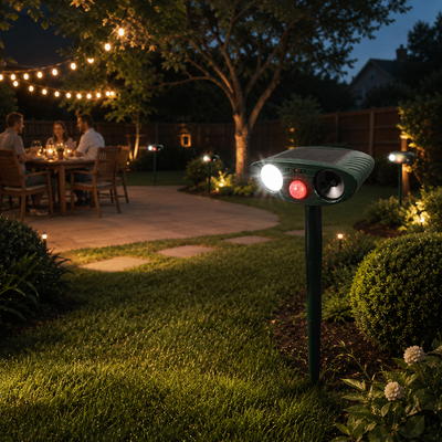 Solar Ultrasonic Armadillo Repeller