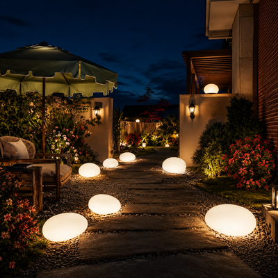 Cobblestone Garden Light