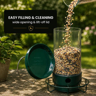 Squirrel Proof Bird Feeder with Spinning Perch