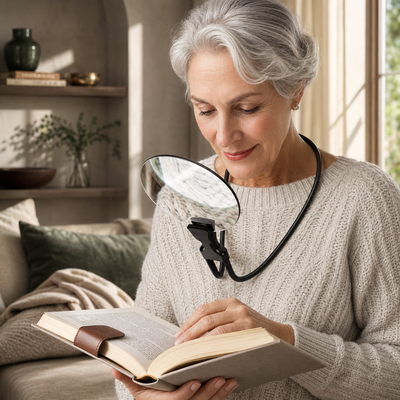 Hands-Free Neck Magnifier