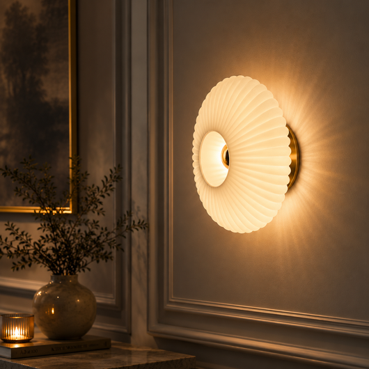 Glass Globe Wall Sconce