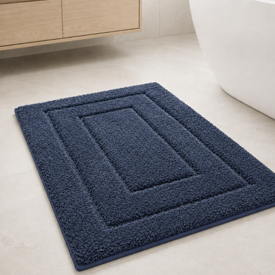 TPR backing on the underside of the bath mat