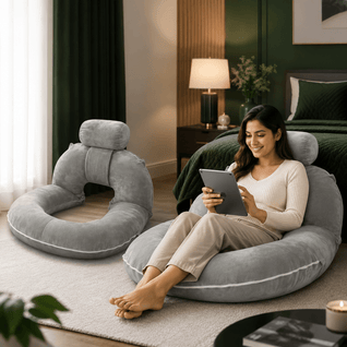 U-Shaped Reading Pillow for Bed