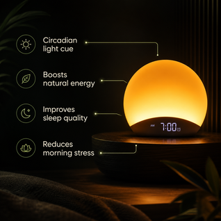 Sunrise Wake-Up Light Alarm Clock