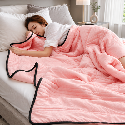 Lightweight Cooling Quilt Blanket