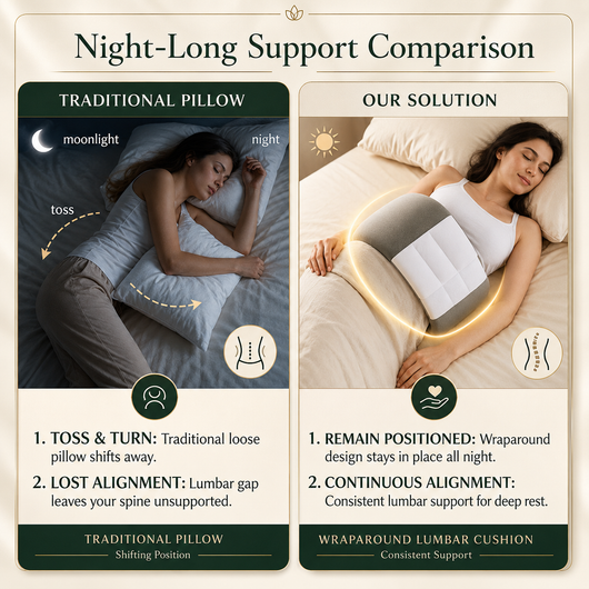 Side Sleeper Lumbar Support Cushion