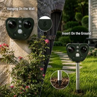 Solar Ultrasonic Bird Repeller