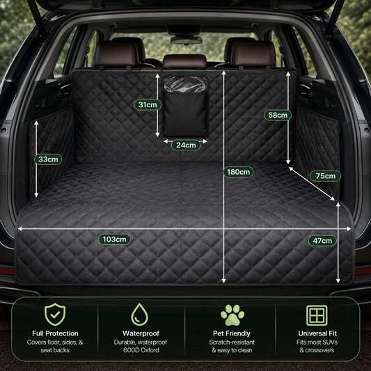 Dog Trunk Seat Cover for SUVs