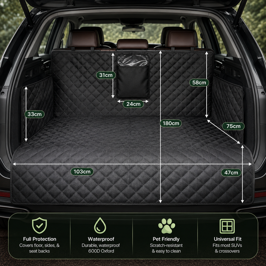 Dog Trunk Seat Cover for SUVs