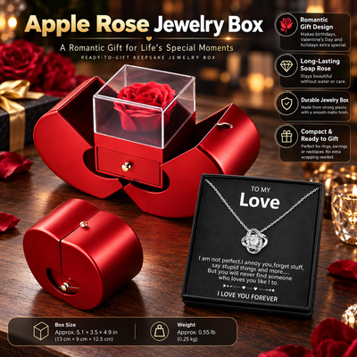 Apple Rose Jewelry Box