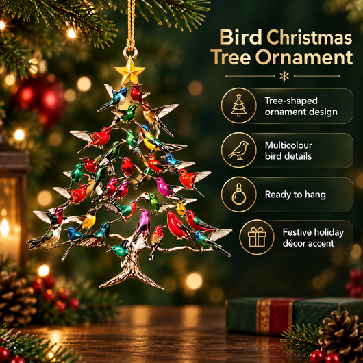 Hummingbird Christmas Tree Ornament