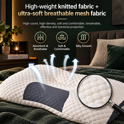Contoured Neck Support Pillow