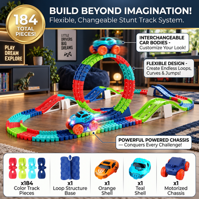 Flexible Car Track Set