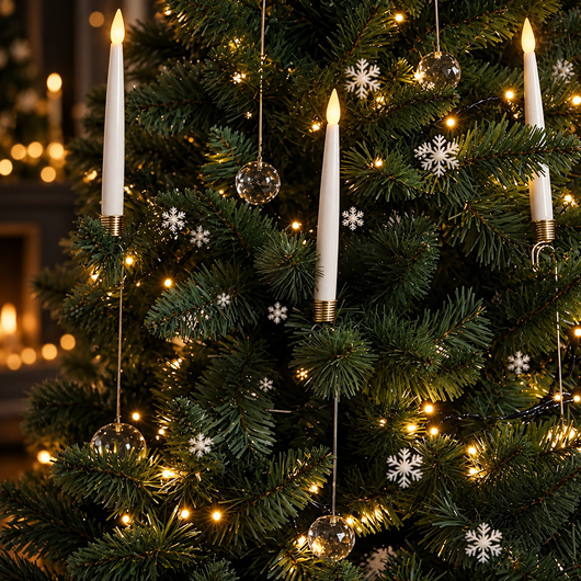 LED Christmas Tree Candles with Remote