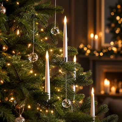LED Christmas Tree Candles with Remote