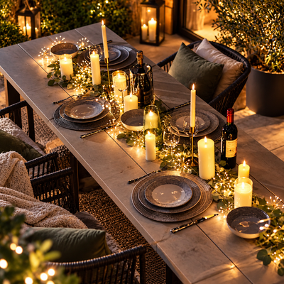Copper Starburst String Lights