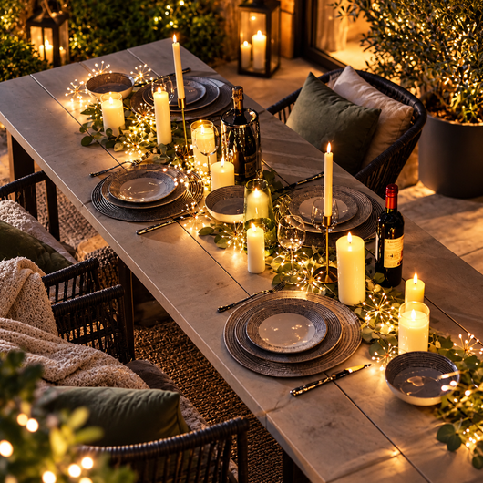 Copper Starburst String Lights