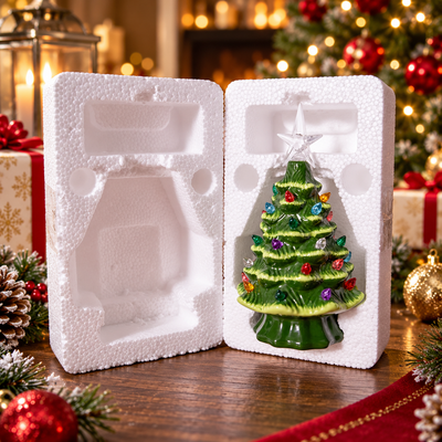 Lighted Ceramic Christmas Tree