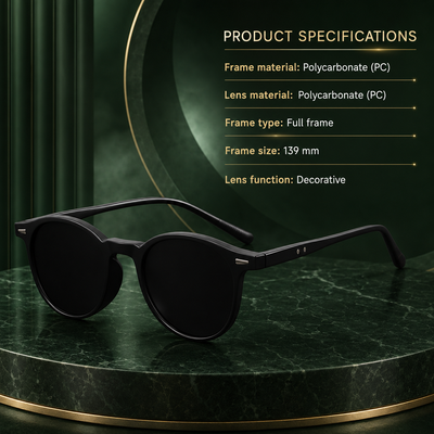 Round Tortoiseshell Sunglasses