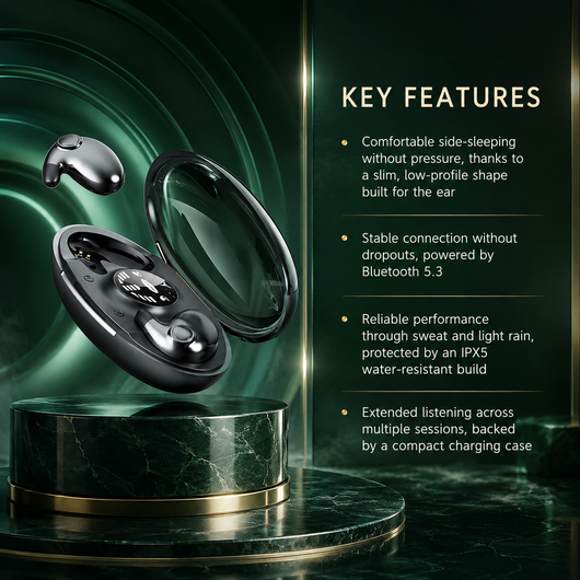 Invisible Wireless Sleep Earbuds