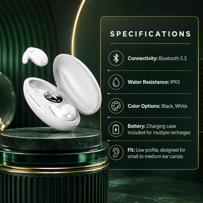 Invisible Wireless Sleep Earbuds