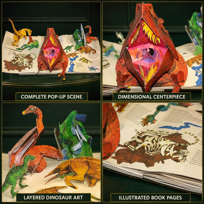 3D Dinosaur Pop-Up Book
