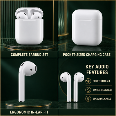 Wireless Earbuds with Charging Case