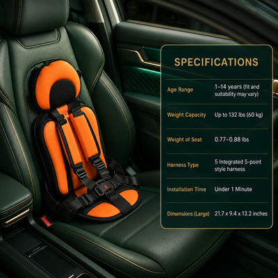 Portable Kids Travel Car Seat