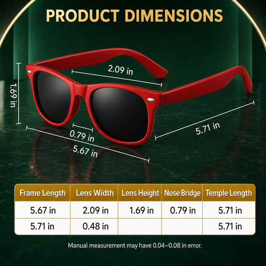80s Retro Polarized Sunglasses