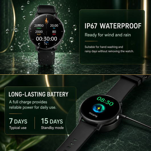 HD Touchscreen Calling Smartwatch