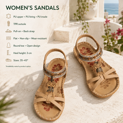 Women's Cushioned Strap Sandals