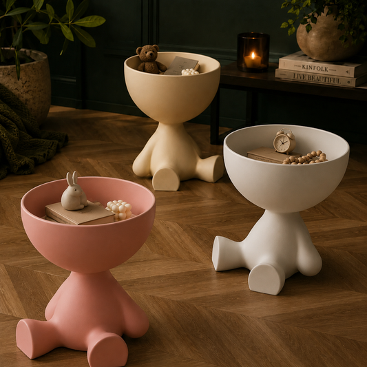 Ylix Round Pedestal Side Table
