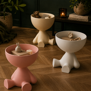 Ylix Round Pedestal Side Table