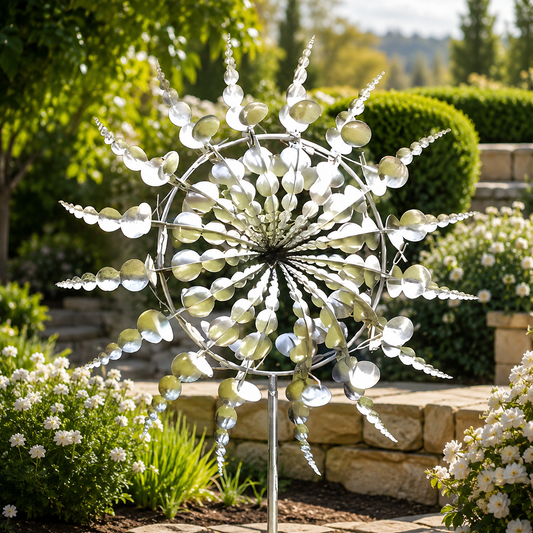 Dual Rotor Kinetic Wind Spinner