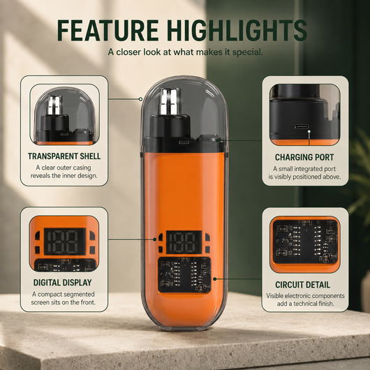 Rechargeable Nose and Ear Trimmer