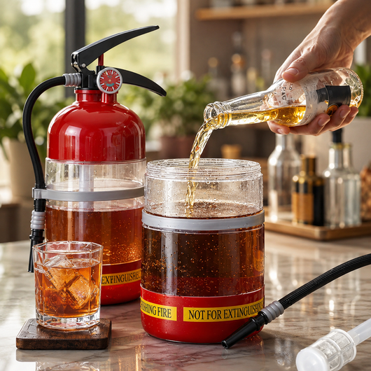 Fire Extinguisher Drink Dispenser