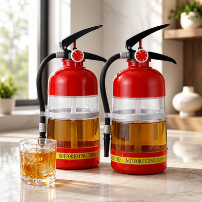 Fire Extinguisher Drink Dispenser