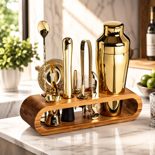 10-Piece Bamboo Cocktail Kit